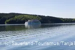 Passenger ship on the Biggesee.