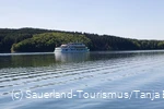 Passenger ship on the Biggesee.