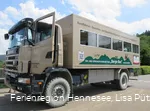 Offroad Bus auf dem Hennedamm