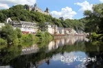 Burg Altena towers over Altena on the Lenne.