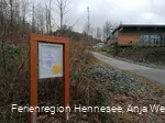 Beginn des Wogenweg am Hennesee, unterhalb H1 am See