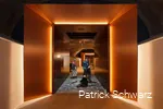 Four children discover the corridor to the adventure elevator.