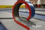 Minigolfbaan met lus