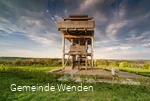 De Aussichtsturm Wenden-Heid staat op een van de hoogste toppen van de gemeente.